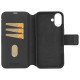Decoded Leather Detachable Wallet coque de protection pour téléphones portables 17 cm (6.7") Étui avec portefeuille Noir