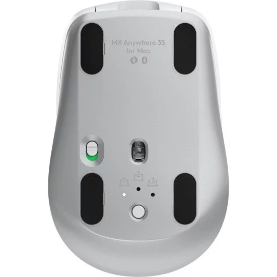 Logitech MX Anywhere 3S for Mac souris Bureau Droitier RF sans fil + Bluetooth Laser 8000 DPI Logitech MX Anywhere 3S for Mac souris Bureau Droitier RF sans fil + Bluetooth Laser 8000 DPI
