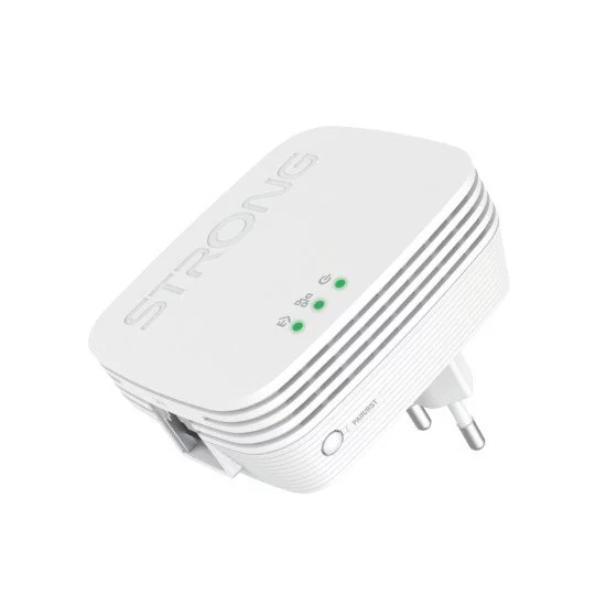 Strong POWERLWF600DUOMINI Adaptateur réseau CPL 600 Mbit/s Ethernet/LAN Wifi Blanc 2 pièce(s) Strong POWERLWF600DUOMINI Adaptateur réseau CPL 600 Mbit/s Ethernet/LAN Wifi Blanc 2 pièce(s)