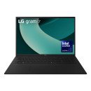 LG Gram 17ZB90TL Copilot+ PC Intel Core Ultra 7 258V Ordinateur portable 43,2 cm (17") WQXGA 32 Go LPDDR5x-SDRAM 2 To SSD Wi-Fi 7 (802.11be) Windows 11 Pro Noir
