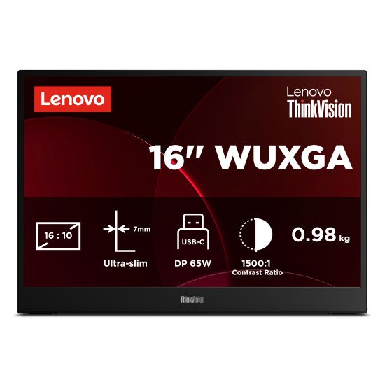 Lenovo ThinkVision M16 Moniteur