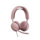 Logitech Zone Wired 2 Casque Avec fil Arceau Appels/Musique USB Type-C / USB Type-A Rose