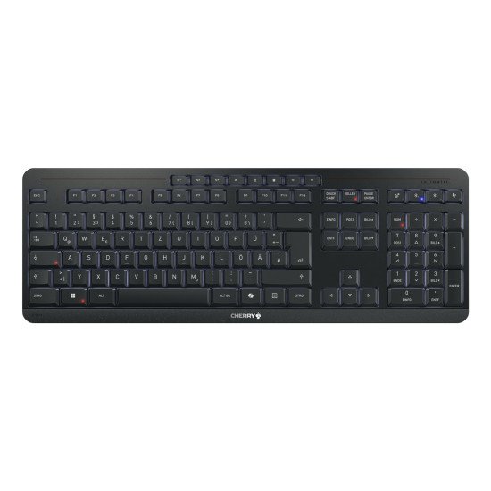 CHERRY Stream keyboard ultimate clavier maison/bureau USB + RF Wireless + Bluetooth QWERTZ Allemand Noir