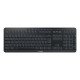 CHERRY Stream keyboard ultimate clavier maison/bureau USB + RF Wireless + Bluetooth QWERTZ Allemand Noir