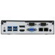 Shuttle XPC slim Barebone DL30N, Intel N100, 1x DDR5, 2x LAN (2x 2.5Gbit), 2xCOM,1xHDMI,1xDP, 1x VGA, fanless, fonctionnement permanent 24/7