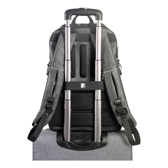 Port Designs 170401 sacoche d'ordinateurs portables 40,6 cm (16") Sac à dos Noir, Gris
