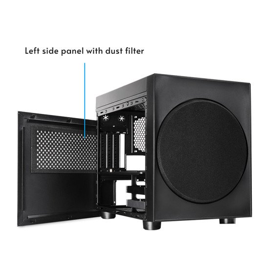 Chieftec CI-03B-OP unité centrale Cube Noir