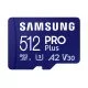 Samsung MB-MD512SA/EU mémoire flash 512 Go MicroSDXC UHS-I Classe 10 Samsung MB-MD512SA/EU mémoire flash 512 Go MicroSDXC UHS-I Classe 10