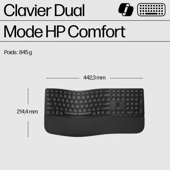 HP 685 Comfort Dual-Mode Keyboard HP 685 Comfort Dual-Mode Keyboard