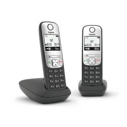 Gigaset A690A Duo Téléphone analog/dect Identification de l'appelant Noir Gigaset A690A Duo Téléphone analog/dect Identification de l'appelant Noir