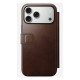 Nomad Modern Leather Folio coque de protection pour téléphones portables 16 cm (6.3") Housse Marron