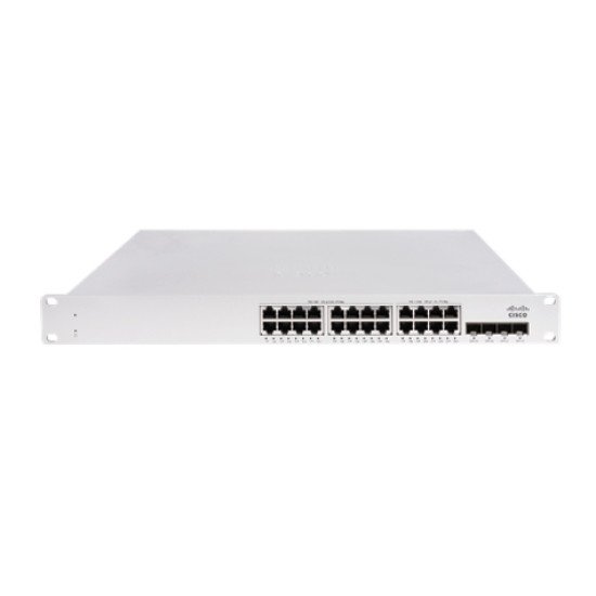 Cisco Meraki MS150-24P-4X commutateur réseau Géré L2/L3 Gigabit Ethernet (10/100/1000) Connexion Ethernet POE 1U Gris