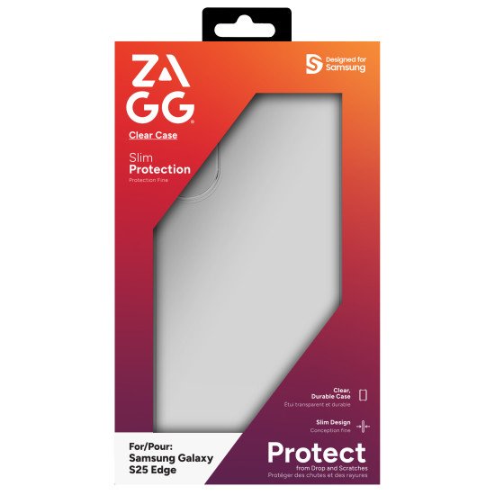 ZAGG Clear Case coque de protection pour téléphones portables 17 cm (6.7") Housse Transparent ZAGG Clear Case coque de protection pour téléphones portables 17 cm (6.7") Housse Transparent