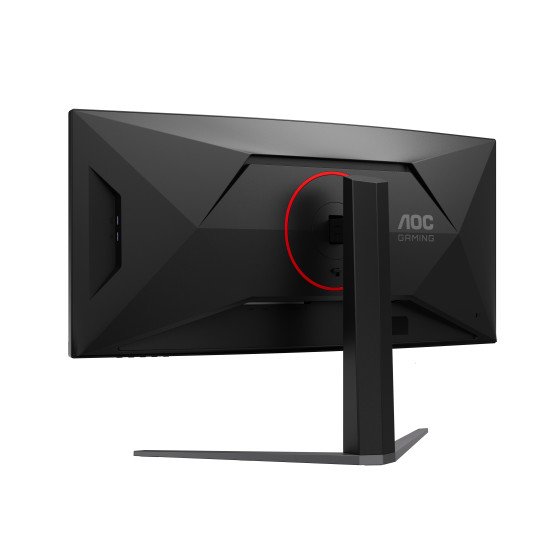 AOC G4 CU34G4CAP écran PC 86,4 cm (34") 3440 x 1440 pixels UltraWide Quad HD LCD Noir, Rouge