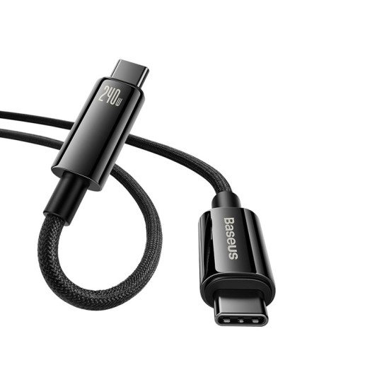 Baseus CAWJ040101 câble USB USB 2.0 2 m USB C Noir