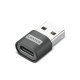 Lenovo 4X91C99226 changeur de genre de câble USB-C USB-A Noir