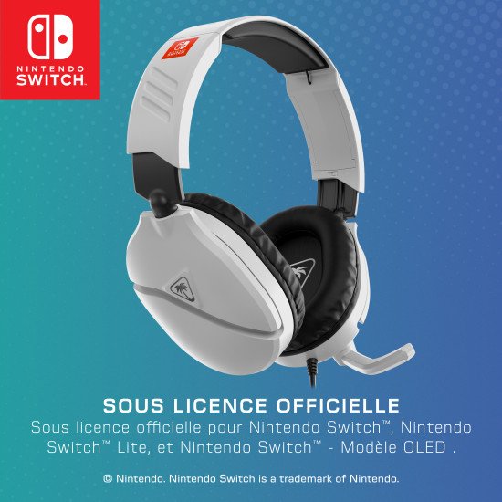Turtle Beach Recon 70 Casque Avec fil Arceau Jouer Noir, Blanc Turtle Beach Recon 70 Casque Avec fil Arceau Jouer Noir, Blanc