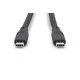 Digitus Câble USB en silicone, USB 40Gbps, 0,5m, noir Digitus Câble USB en silicone, USB 40Gbps, 0,5m, noir