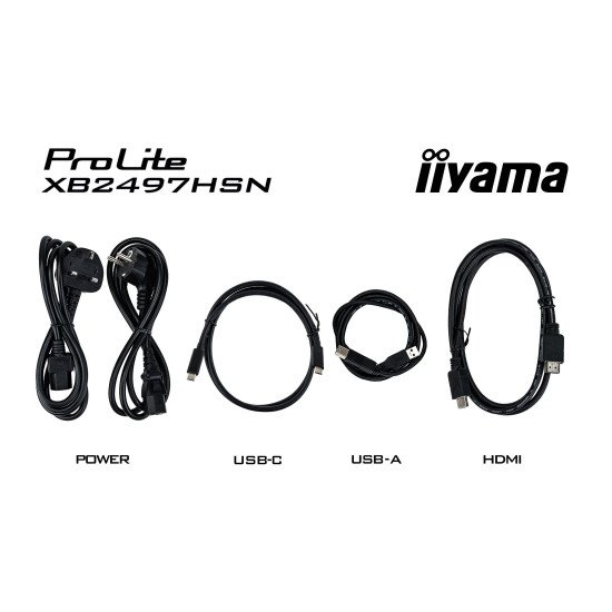iiyama ProLite XB2497HSN-B1 écran PC 60,5 cm (23.8") 1920 x 1080 pixels Full HD LED Noir