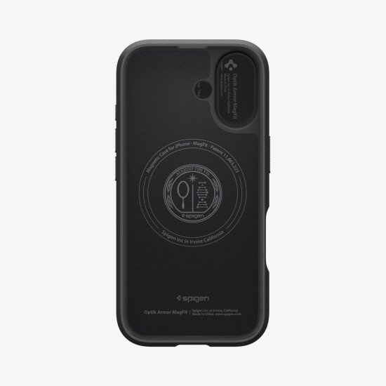 Spigen Optik Armor (Mag Fit) coque de protection pour téléphones portables 16 cm (6.3") Housse Noir
