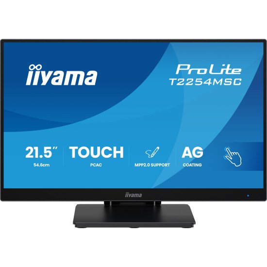 iiyama T2254MSC-B2AG écran PC 54,6 cm (21.5") 1920 x 1080 pixels Full HD LED Écran tactile Noir
