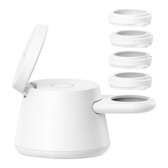 Belkin WIZ052kqWH Smartphone, Casque, Smartwatch Blanc USB Recharge sans fil Charge rapide Intérieure