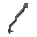 Manhattan Support de bureau pour TV/moniteurs (bras à vérin gaz à Bras articulé), écrans 13" à 42", fixation à l'arrière par pince ou passe-câble, Compatibilité VESA : de 75x75 à 200x200mm (vérifiez les dimensions des quatre trous de fixation à 