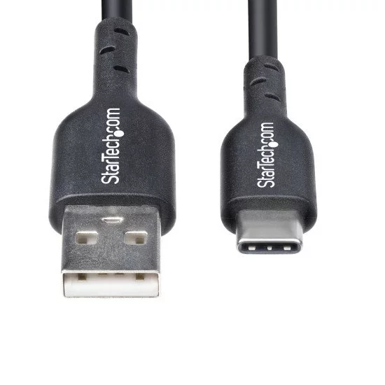 StarTech.com Câble de Charge USB-A vers USB-C de 15 cm, Charge et Synchronisation, 3A, USB 2.0, Gaine TPE - Cordon de Charge USB Noir StarTech.com Câble de Charge USB-A vers USB-C de 15 cm, Charge et Synchronisation, 3A, USB 2.0, Gaine TPE - Cordon de Charge USB Noir