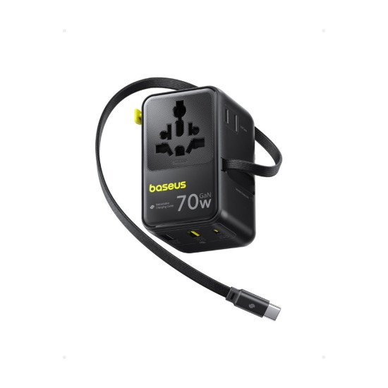 Baseus EnerCore CG11 Universel Noir Secteur Charge rapide Intérieure