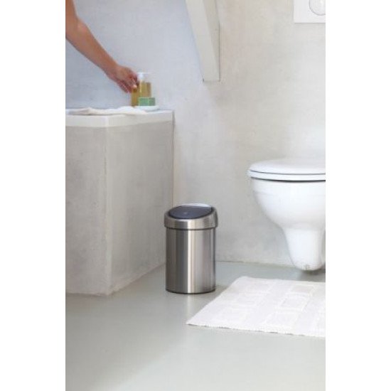 Brabantia TOUCH BIN 3 L Rond Acier Brabantia TOUCH BIN 3 L Rond Acier