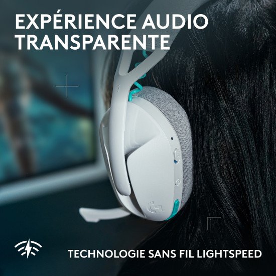 Logitech 981-001569 casque Gaming Blanc