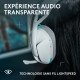 Logitech 981-001569 casque Gaming Blanc