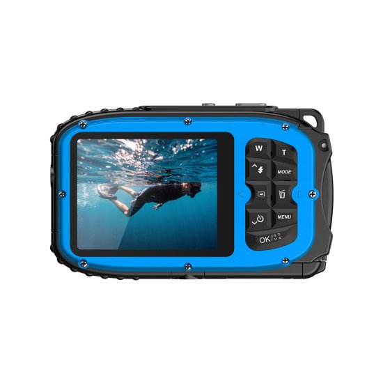 AgfaPhoto Realishot WP6000 1/4" Appareil-photo compact 18 MP CMOS Bleu