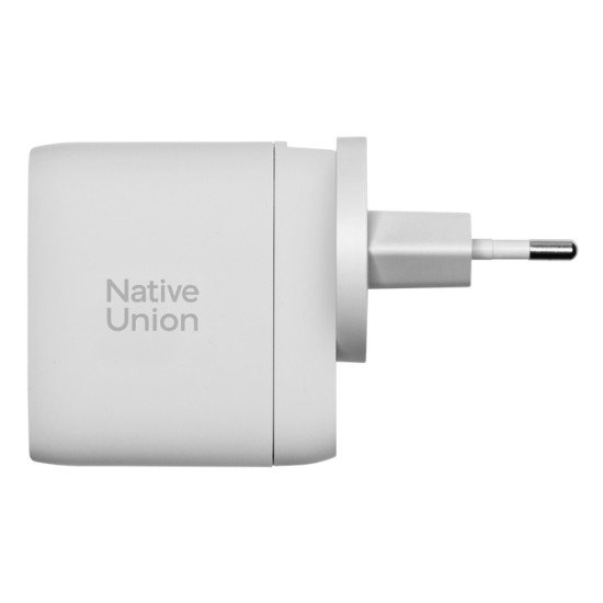 Native Union Fast Gan Charger Pd 67W Ordinateur portable, Smartphone, Tablette Blanc Secteur Charge rapide Intérieure