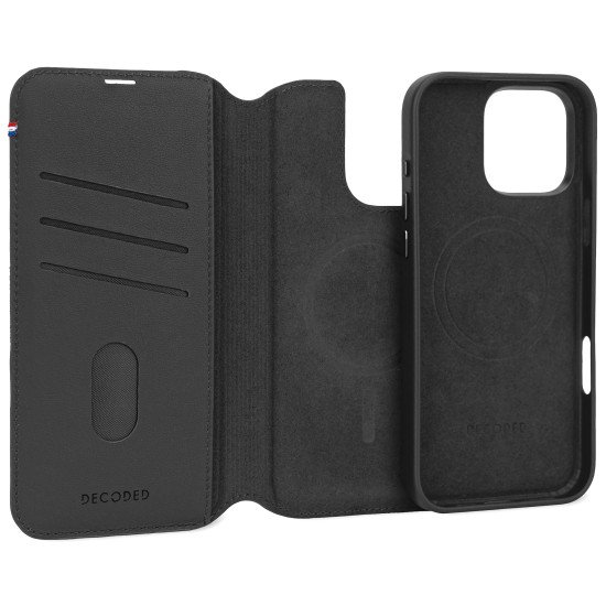 Decoded Leather Detachable Wallet Case coque de protection pour téléphones portables 15,5 cm (6.1") Étui avec portefeuille Noir