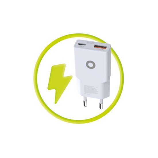 Mobile Origin MO-GAN30W-MO16 chargeur d'appareils mobiles Universel Blanc USB Charge rapide Intérieure
