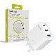 Mobile Origin MO13 Universel Blanc Secteur Charge rapide Intérieure