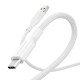 PanzerGlass empower™ by ® Racing 60W USB-A to USB-C Cable | USB 2.0 | 1.2M | Silver White câble USB Blanc