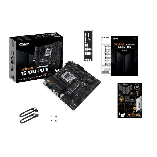 ASUS TUF GAMING A620M-PLUS AMD A620 Emplacement AM5 micro ATX ASUS TUF GAMING A620M-PLUS AMD A620 Emplacement AM5 micro ATX