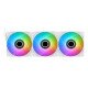Thermaltake CT120 EX INFINITY Boitier PC Ventilateur 12 cm Blanc 3 pièce(s)