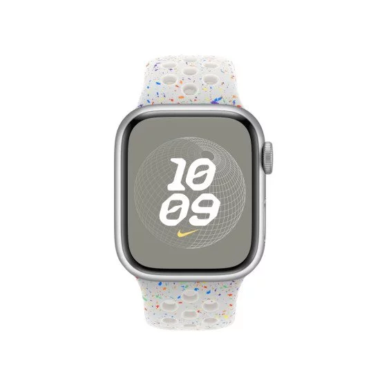 Apple MUUL3ZM/A accessoire intelligent à porter sur soi Bande Blanc Aluminium, Fluoroélastomère Apple MUUL3ZM/A accessoire intelligent à porter sur soi Bande Blanc Aluminium, Fluoroélastomère
