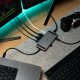 Targus DOCK429GL station d'accueil Avec fil USB4 Argent