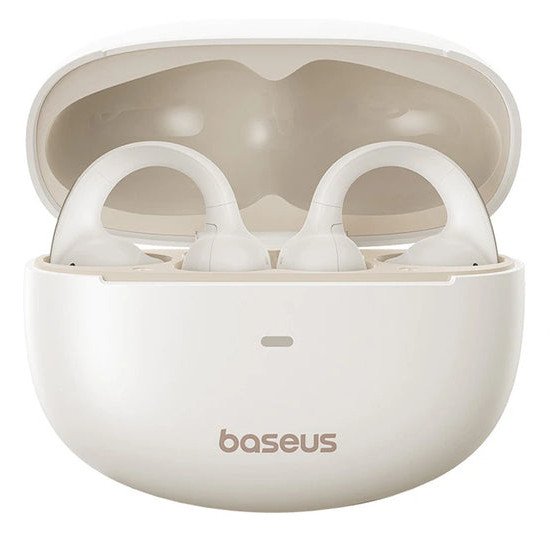 Baseus Bowie MC1 Open-Ear TWS Casque Sans fil Clip d'oreille Appels/Musique Bluetooth Blanc