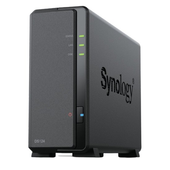 Synology DiskStation DS124 serveur de stockage NAS Bureau Ethernet/LAN Noir RTD1619B