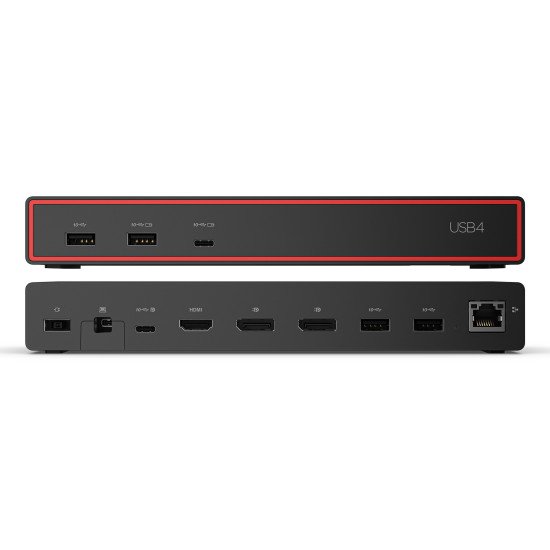 Lenovo ThinkPad USB4 Dock 5000 Avec fil Thunderbolt 4 Noir