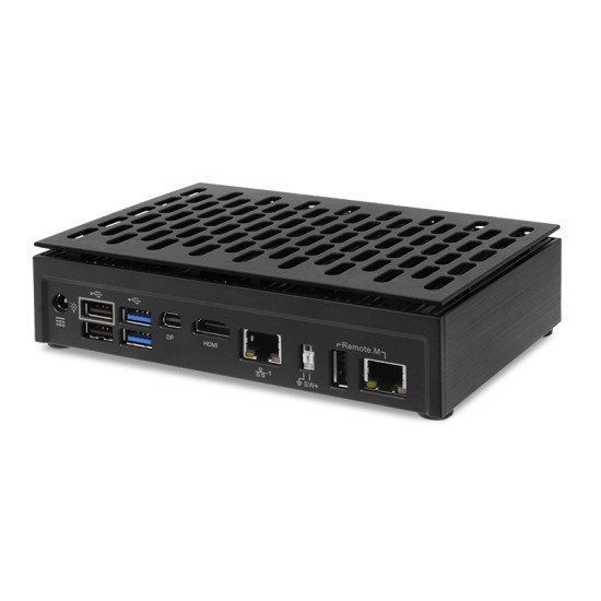 Aopen DE3650 N6210 mini PC Intel® Celeron® 4 Go DDR4-SDRAM 64 Go eMMC Noir