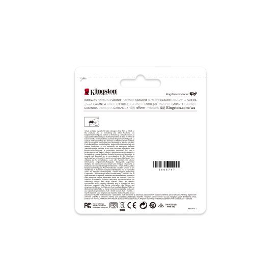 Kingston MicroSD 32 Go Classe 10 UHS-I