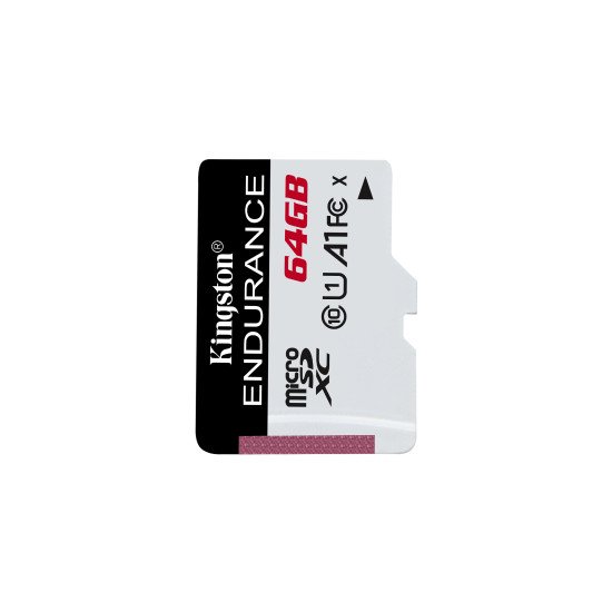 Kingston Technology High Endurance mémoire flash 64 Go MicroSD Classe 10 UHS-I