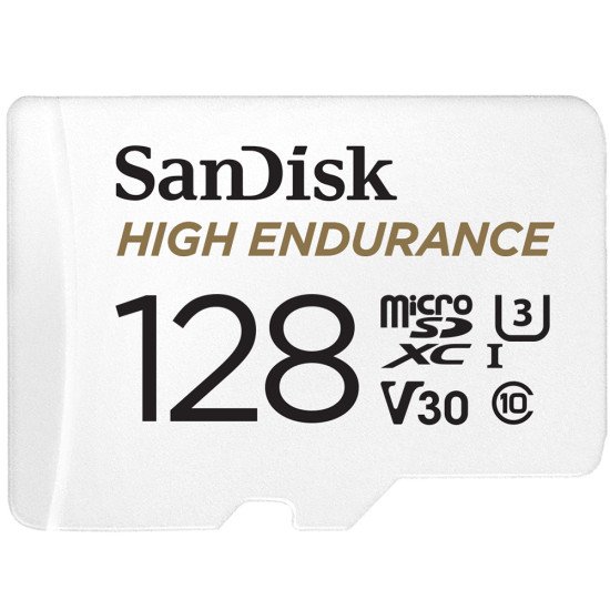 Sandisk High Endurance mémoire flash 128 Go MicroSDXC Classe 10 UHS-I