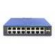 Digitus Commutateur industriel PoE Gigabit Ethernet 16+2 ports L2 Managed